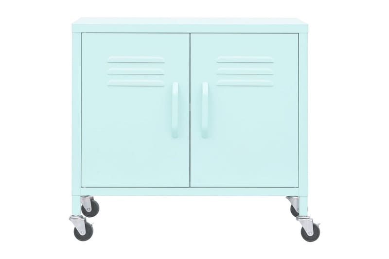 Oppbevaringsskap myntegrønn 60x35x49 cm stål - Blå - Oppbevaring - Skap - Oppbevaringsskap - Omkledningsskap
