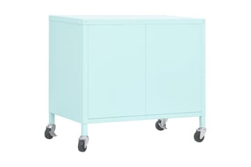 Oppbevaringsskap myntegrønn 60x35x49 cm stål - Blå - Oppbevaring - Skap - Oppbevaringsskap - Omkledningsskap