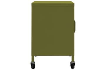 Oppbevaringsskap olivengrønn 60x35x49 cm stål - grønn - Oppbevaring - Skap - Oppbevaringsskap - Omkledningsskap