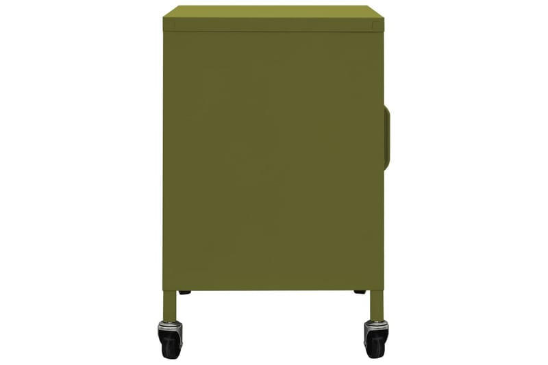 Oppbevaringsskap olivengrønn 60x35x49 cm stål - grønn - Oppbevaring - Skap - Oppbevaringsskap - Omkledningsskap
