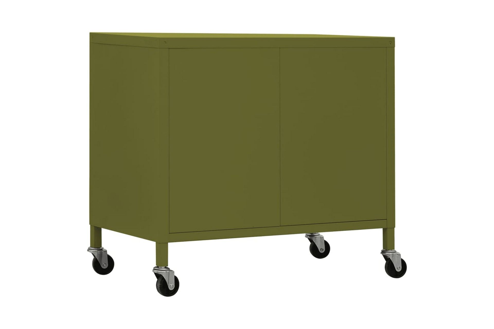 Oppbevaringsskap olivengrønn 60x35x49 cm stål - grønn - Oppbevaring - Skap - Oppbevaringsskap - Omkledningsskap