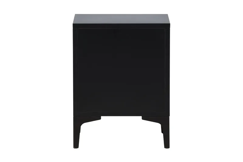 Piring Skapkommode med to skuffer 45x40x52 cm - Sort - Oppbevaring - Skap - Oppbevaringsskap