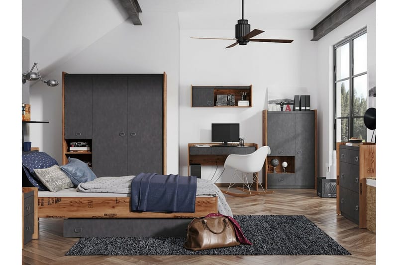 Rathmore Highboard - Grå - Oppbevaring - Skap - Oppbevaringsskap