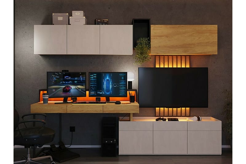 Rathmore Highboard Light brown - Oppbevaring - Skap - Oppbevaringsskap