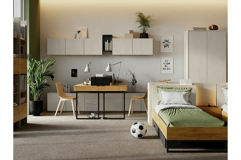 Rathmore Highboard Ljusgrå - Oppbevaring - Skap - Oppbevaringsskap