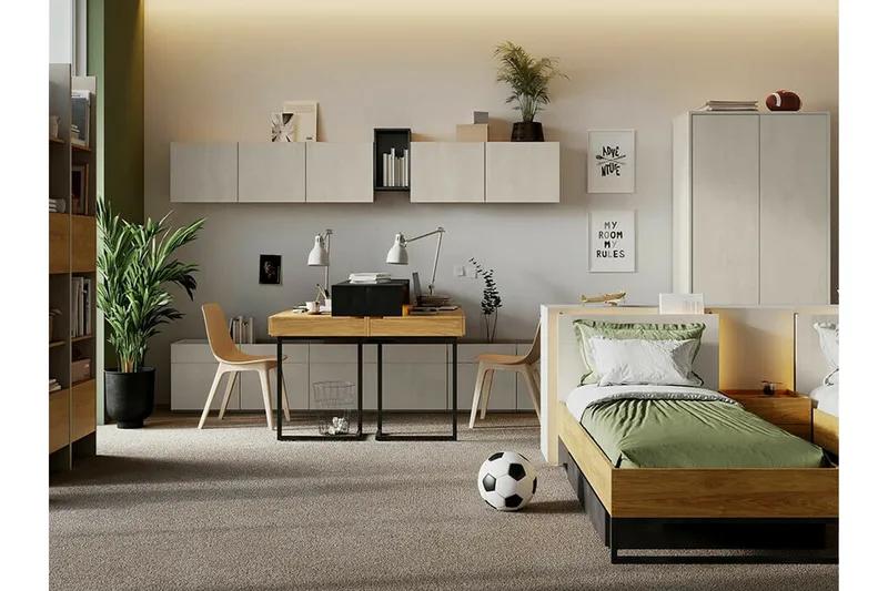 Rathmore Highboard Ljusgrå - Oppbevaring - Skap - Oppbevaringsskap