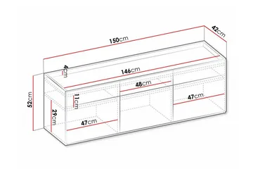 Rathmore highboard - Oppbevaring - Skap - Oppbevaringsskap