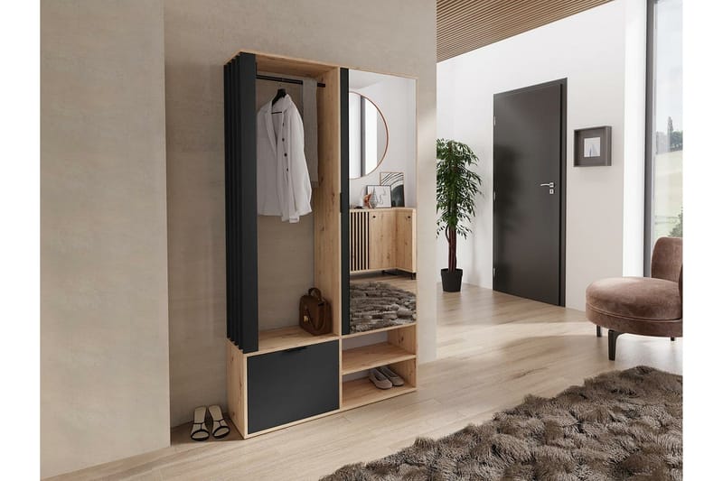 Rosehall Highboard NO_BRAND Black - Oppbevaring - Skap - Oppbevaringsskap