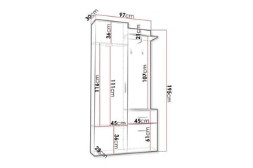 Rosehall Highboard - Oppbevaring - Skap - Oppbevaringsskap