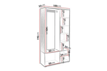 Rosehall highboard - Oppbevaring - Skap - Oppbevaringsskap
