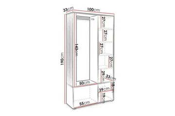 Rosehall highboard - Oppbevaring - Skap - Oppbevaringsskap