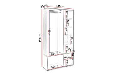 Rosehall highboard - Oppbevaring - Skap - Oppbevaringsskap