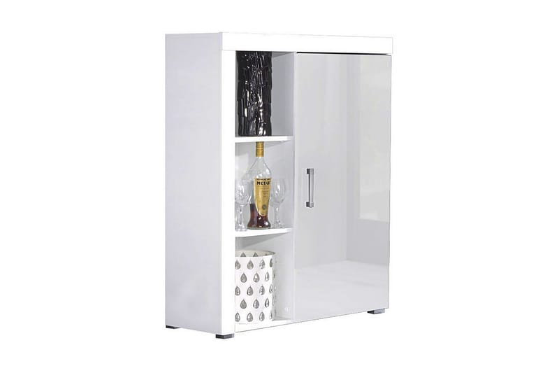 Samba Förvaringsskåp 90x35x114 cm White High gloss, undefined