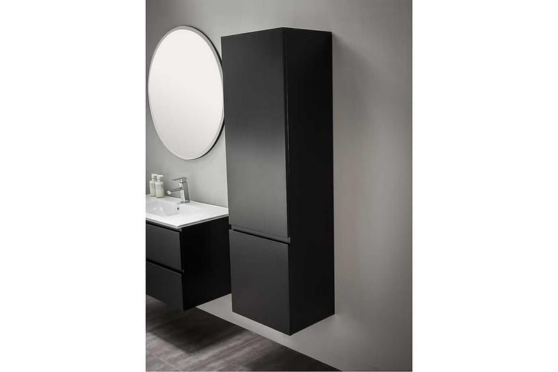 Sideskap Bathlife Euphoria Svart - MDF - Oppbevaring - Skap - Oppbevaringsskap