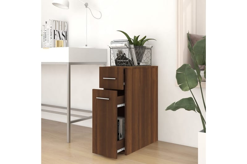 beBasic Apotekskap brun eik 20x45,5x60 cm konstruert tre - Brun - Oppbevaring - Skap - Oppbevaringsskap - Sikkerhetsskap - Medisinskap
