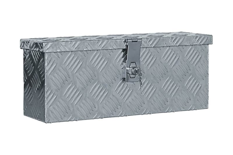 Aluminiumsboks 48,5x14x20 cm sølv - Oppbevaring - Skap - Oppbevaringsskap - Sikkerhetsskap - Deponeringsskap