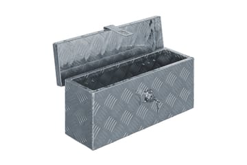 Aluminiumsboks 48,5x14x20 cm sølv - Oppbevaring - Skap - Oppbevaringsskap - Sikkerhetsskap - Deponeringsskap