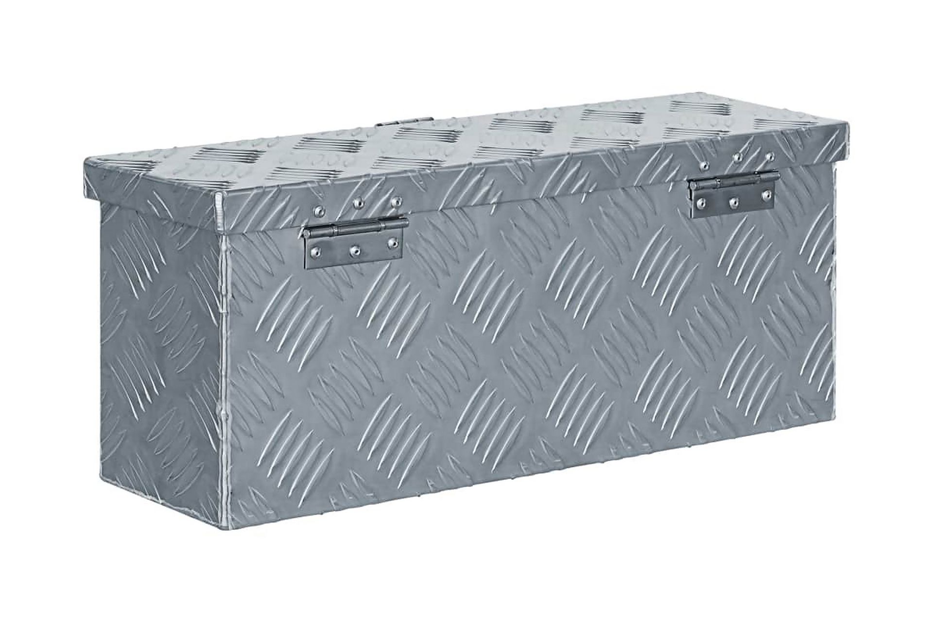 Aluminiumsboks 48,5x14x20 cm sølv - Oppbevaring - Skap - Oppbevaringsskap - Sikkerhetsskap - Deponeringsskap