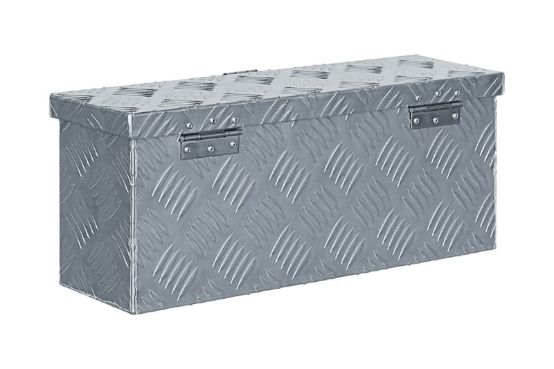 Aluminiumsboks 48,5x14x20 cm sølv - Oppbevaring - Skap - Oppbevaringsskap - Sikkerhetsskap - Deponeringsskap
