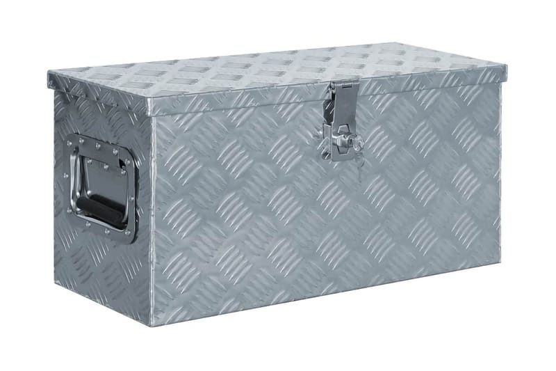 Aluminiumsboks 61,5x26,5x30 cm sølv - Oppbevaring - Skap - Oppbevaringsskap - Sikkerhetsskap - Deponeringsskap