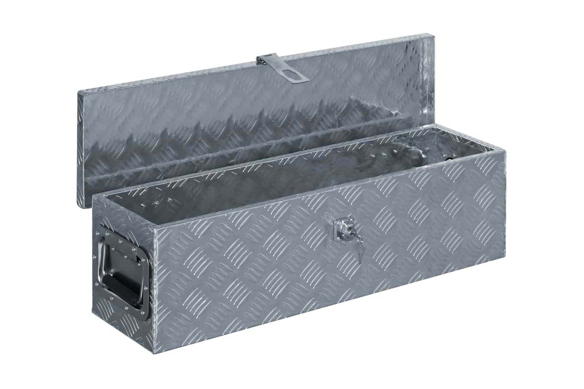 Aluminiumsboks 80,5x22x22 cm sølv - Oppbevaring - Skap - Oppbevaringsskap - Sikkerhetsskap - Deponeringsskap