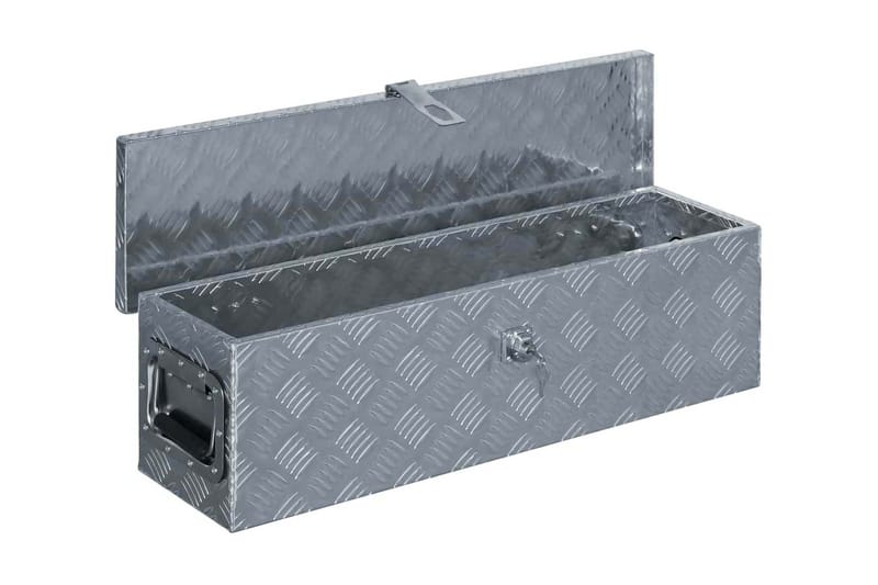 Aluminiumsboks 80,5x22x22 cm sølv - Oppbevaring - Skap - Oppbevaringsskap - Sikkerhetsskap - Deponeringsskap