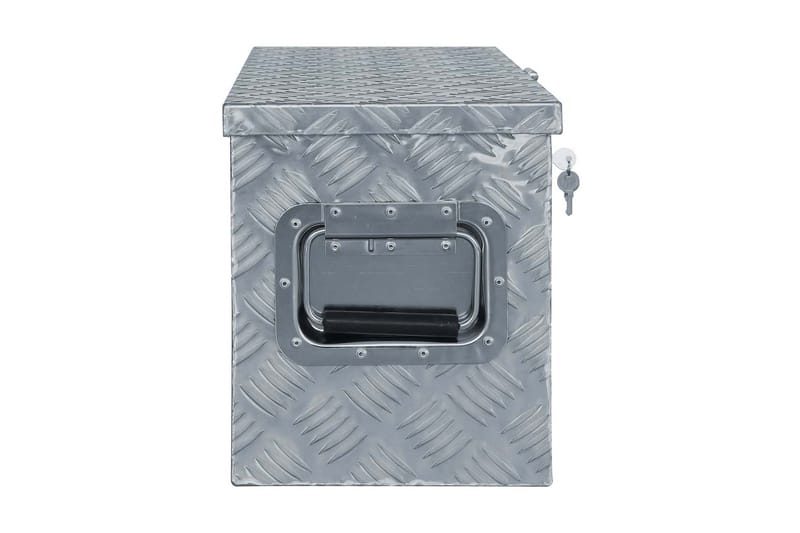 Aluminiumsboks 80,5x22x22 cm sølv - Oppbevaring - Skap - Oppbevaringsskap - Sikkerhetsskap - Deponeringsskap