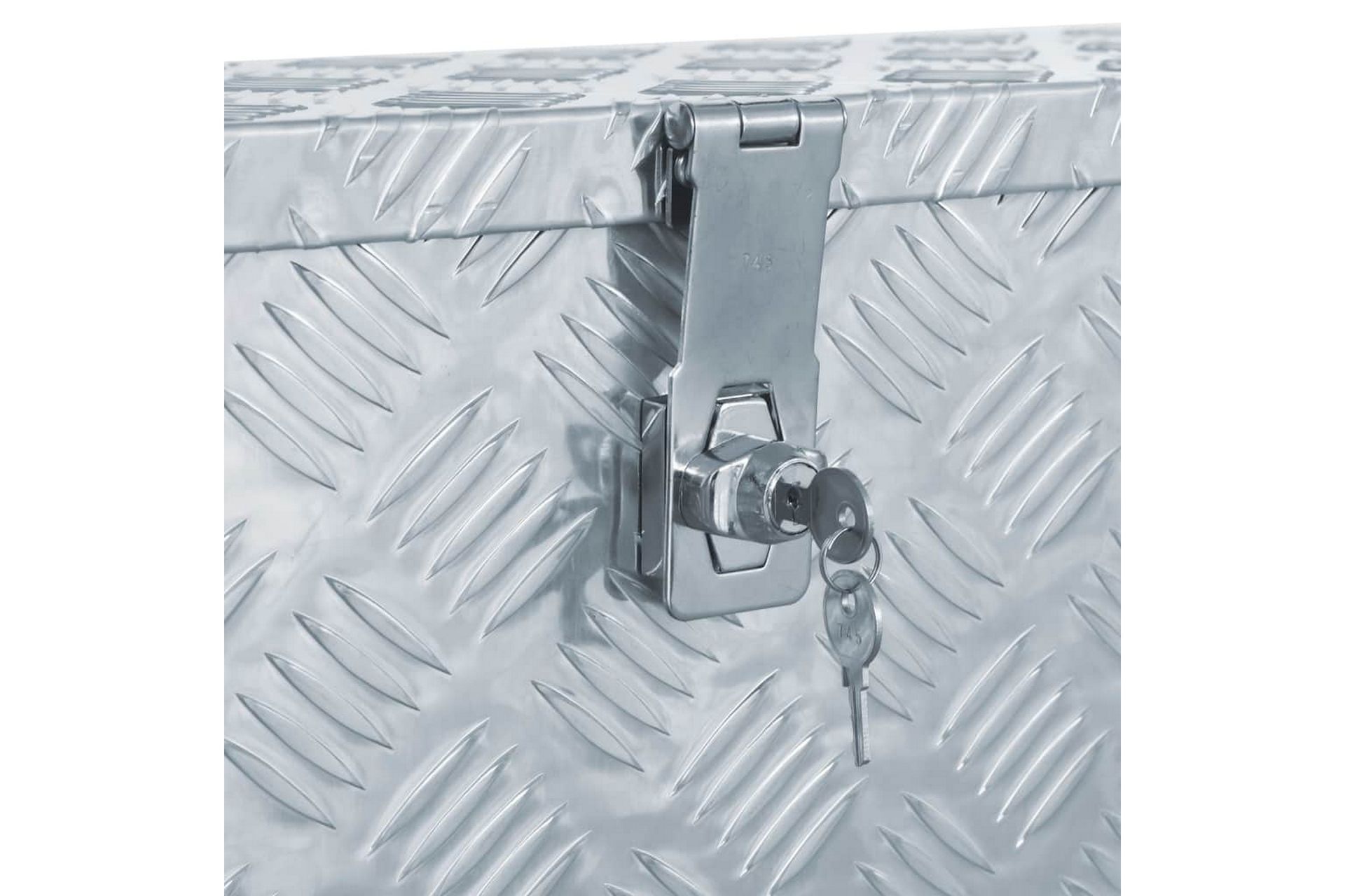 Aluminiumsboks 80,5x22x22 cm sølv - Oppbevaring - Skap - Oppbevaringsskap - Sikkerhetsskap - Deponeringsskap