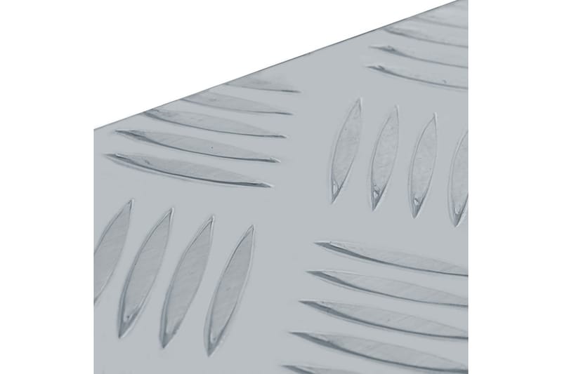 Aluminiumsboks 80,5x22x22 cm sølv - Deponeringsskap