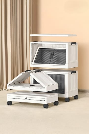 Flerbruks skap Hanah Home Lavine 67 (32 x 67 x 56 cm) Hvit - Møbler - Barnemøbler - Oppbevaring barnerom - Skap barnerom