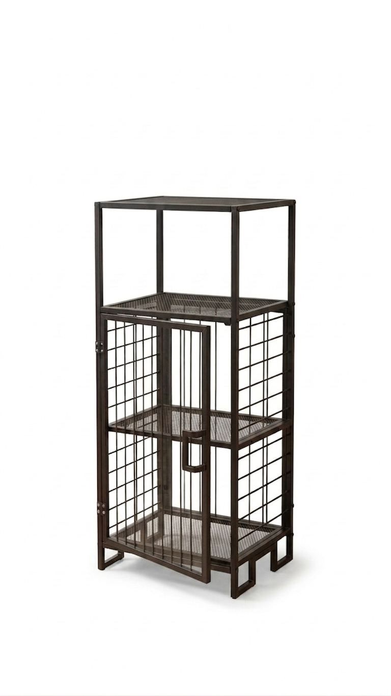 Flerbruks skap Hanah Home Vorn (41,5 x 96 x 33 cm) Svart - Oppbevaring - Skap - Oppbevaringsskap - Sikkerhetsskap - Medisinskap