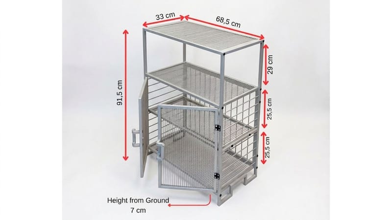 Multi Purpose Cabinet Hanah Home - Oppbevaring - Skap - Oppbevaringsskap - Sikkerhetsskap - Medisinskap