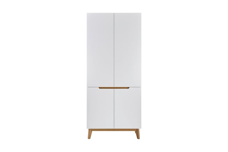 Siraaj Foajé Skap 85 cm - Hvit / Eik - Oppbevaring - Skap - Oppbevaringsskap