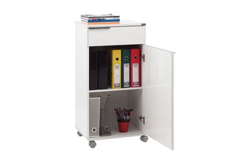Skap 50x100 cm - Hvit - Oppbevaring - Oppbevaringsmøbler - Kommode - Skuffeseksjon