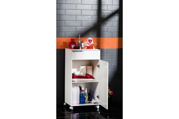 Skap 50x100 cm - Hvit - Oppbevaring - Oppbevaringsmøbler - Kommode - Skuffeseksjon