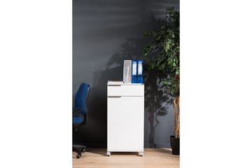 Skap 50x100 cm - Hvit - Oppbevaring - Oppbevaringsmøbler - Kommode - Skuffeseksjon