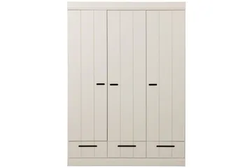 Skap Connect 3-Dører - Beige - Oppbevaring - Klesoppbevaring - Garderober & garderobesystem - Garderobeskap & klesskap