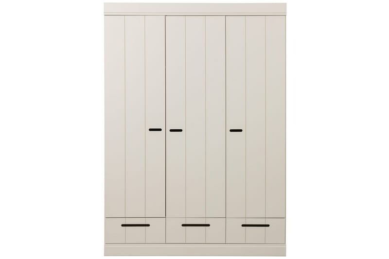 Skap Connect 3-Dører - Beige - Oppbevaring - Klesoppbevaring - Garderober & garderobesystem - Garderobeskap & klesskap