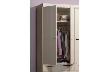 Skap Connect 3-Dører - Beige - Oppbevaring - Klesoppbevaring - Garderober & garderobesystem - Garderobeskap & klesskap