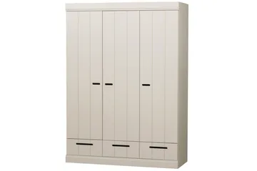 Skap Connect 3-Dører - Beige - Oppbevaring - Klesoppbevaring - Garderober & garderobesystem - Garderobeskap & klesskap