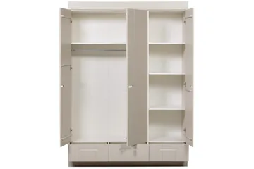 Skap Connect 3-Dører - Beige - Oppbevaring - Klesoppbevaring - Garderober & garderobesystem - Garderobeskap & klesskap