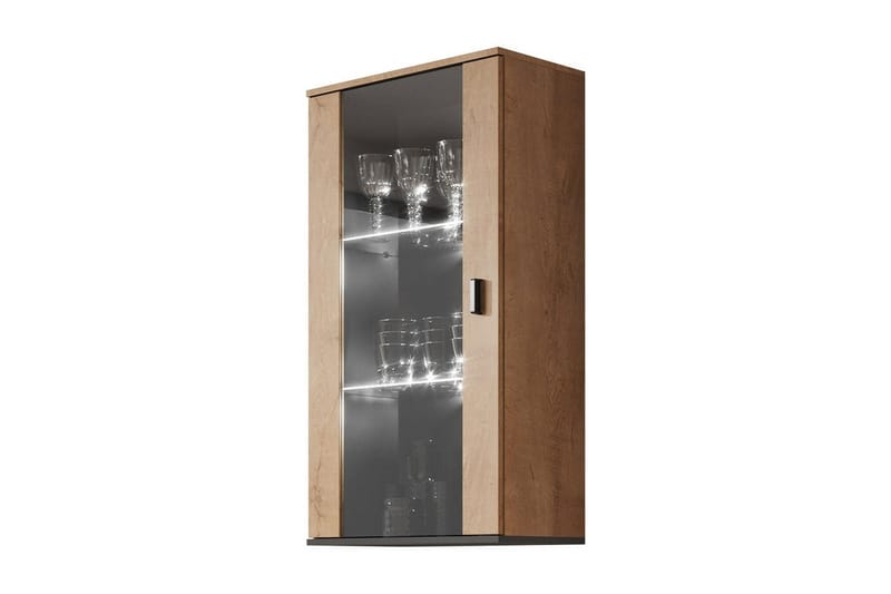 Soho Skap 29x60 cm - Eik/Svart - Oppbevaring - Skap - Oppbevaringsskap