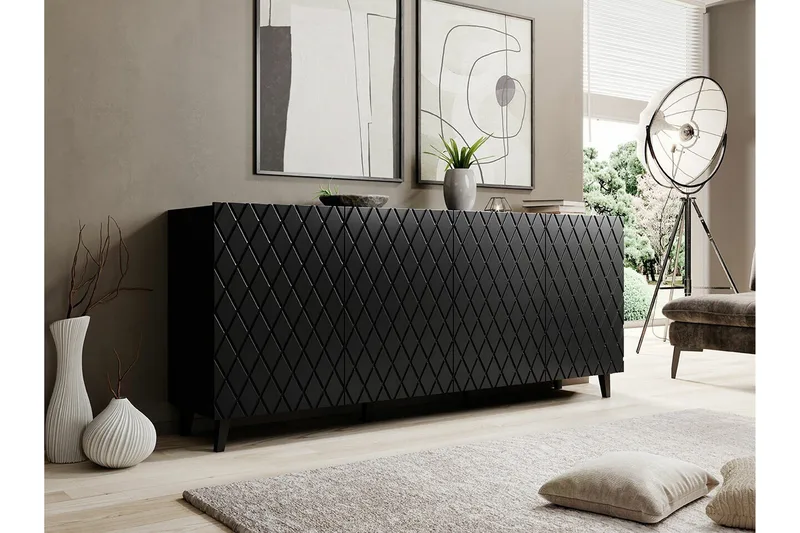 Strontian Highboard Scandinavian Choice Black - Oppbevaring - Skap - Oppbevaringsskap