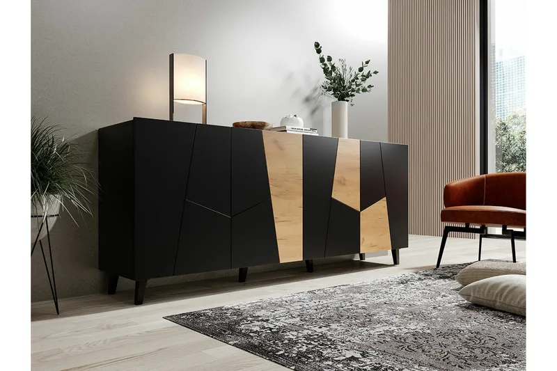 Strontian Highboard Scandinavian Choice Black - Oppbevaring - Skap - Oppbevaringsskap