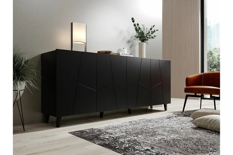 Strontian Highboard Scandinavian Choice Black - Oppbevaring - Skap - Oppbevaringsskap