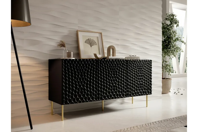 Strontian Highboard Scandinavian Choice Black - Oppbevaring - Skap - Oppbevaringsskap