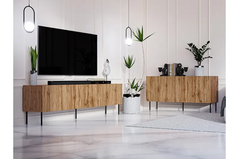 Strontian Highboard Scandinavian Choice Black - Oppbevaring - Skap - Oppbevaringsskap