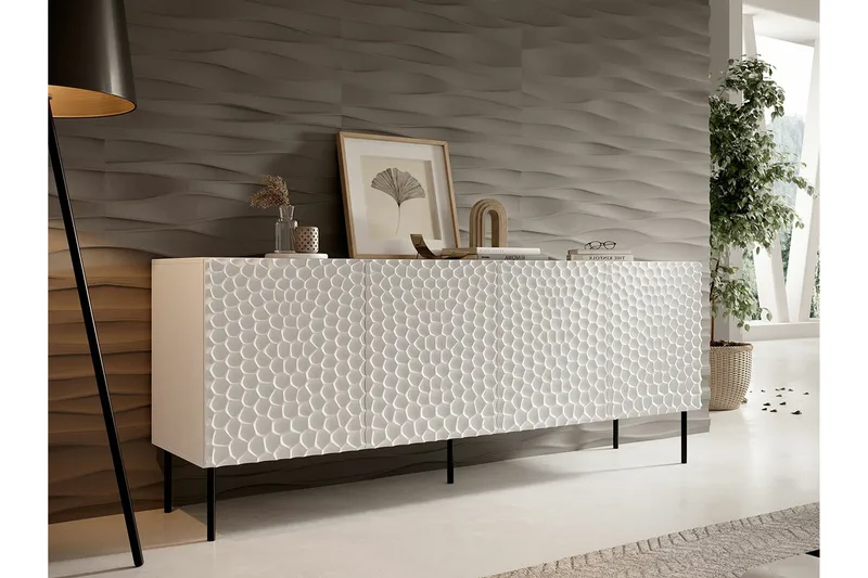 Strontian Highboard Scandinavian Choice White - Oppbevaring - Skap - Oppbevaringsskap