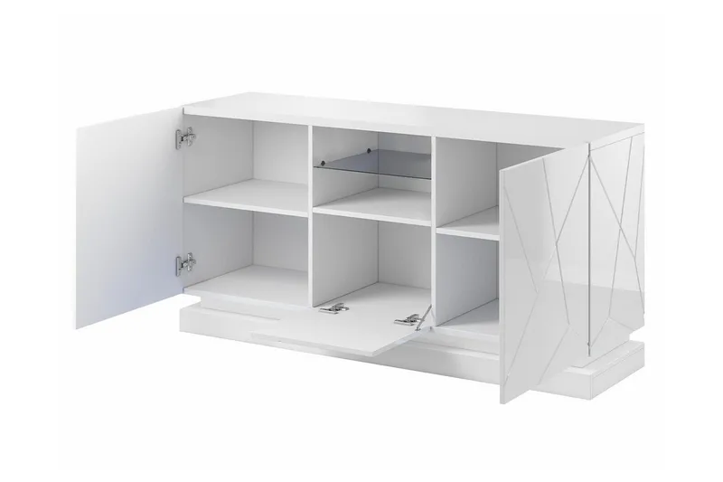 Strontian Highboard Scandinavian Choice White - Oppbevaring - Skap - Oppbevaringsskap