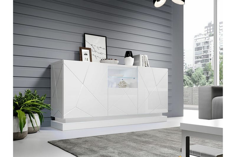 Strontian Highboard Scandinavian Choice White - Oppbevaring - Skap - Oppbevaringsskap